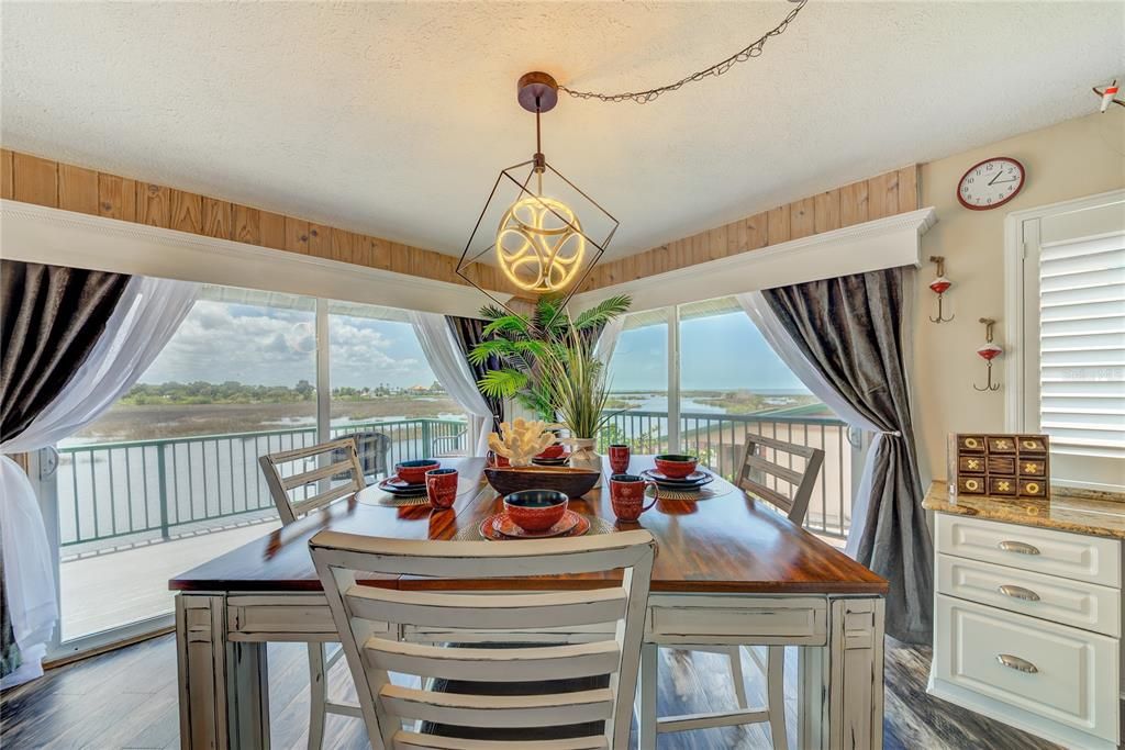 Dining room, Interior, Water, Wood Texture Flooring