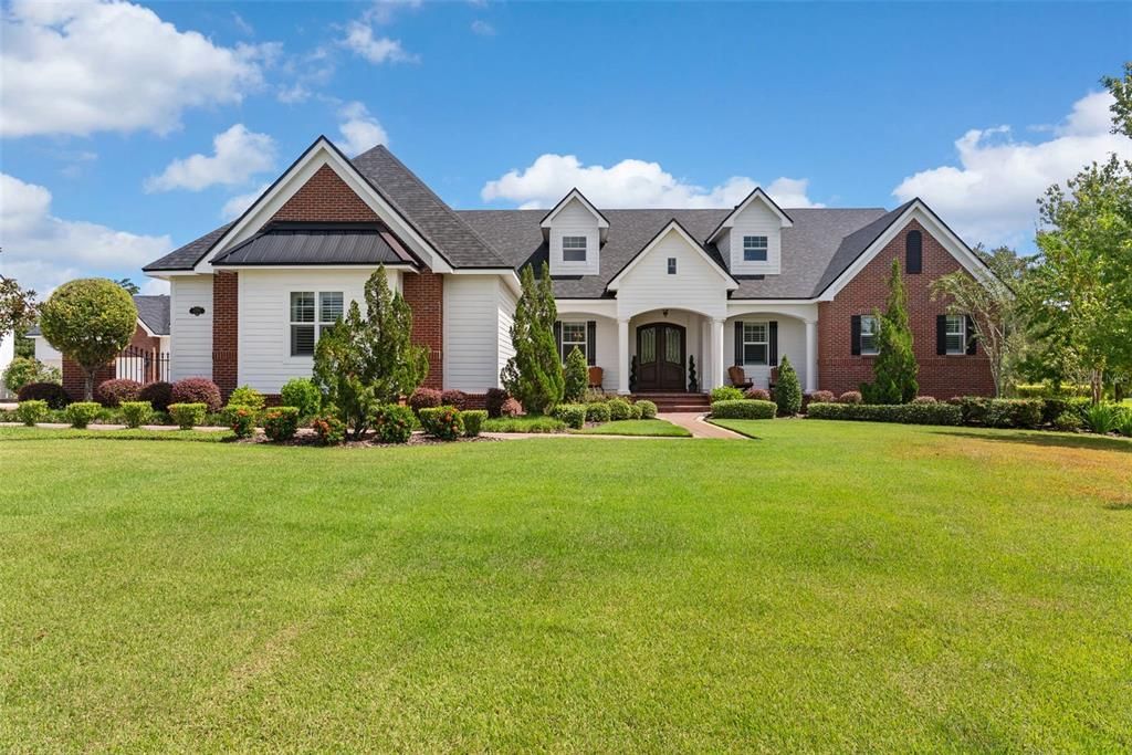 Exterior, Facade, Brick Facade, Farmhouse