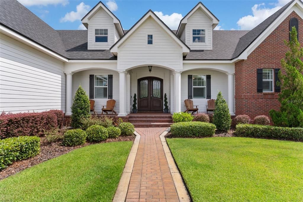 Exterior, Facade, Brick Facade, Farmhouse