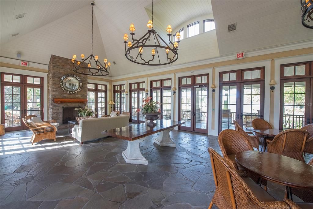 Chandelier, Dining room, Fireplace, Interior, Living room