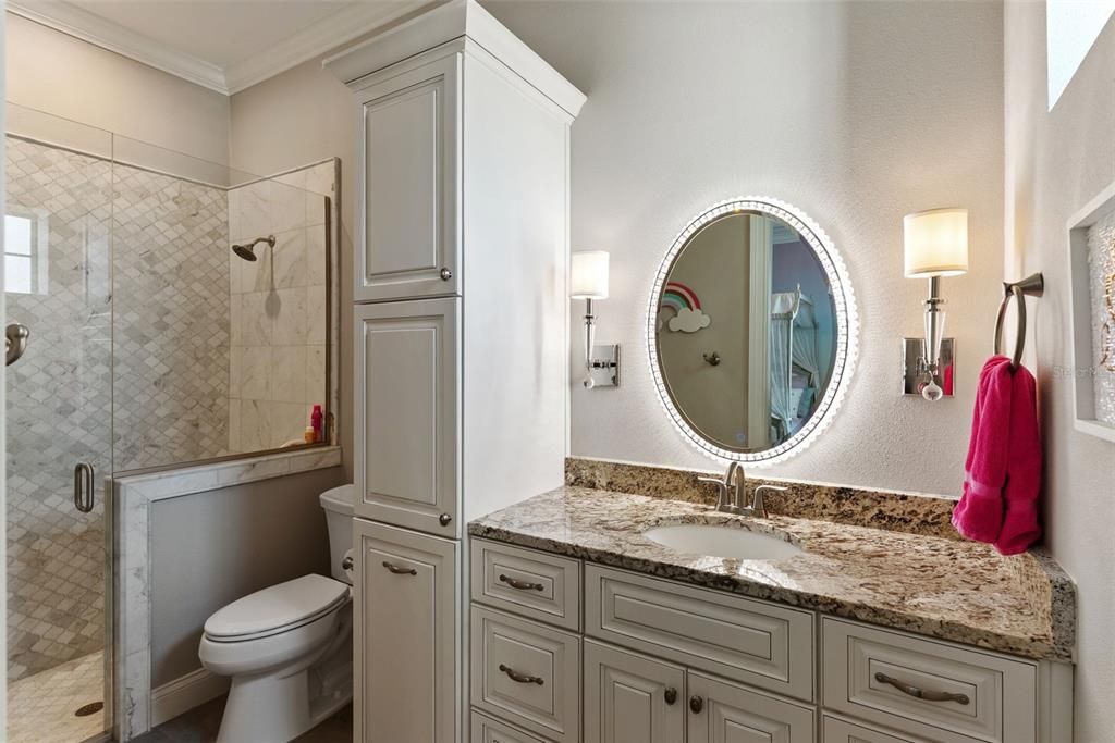 Bathroom, Glass Shower, Interior