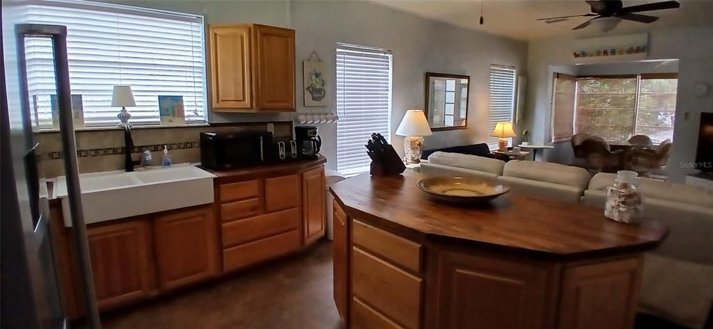 Interior, Kitchen, Living room