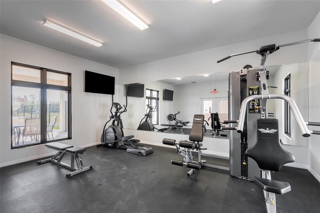 Fitness Equipment, Interior, Recessed Lighting