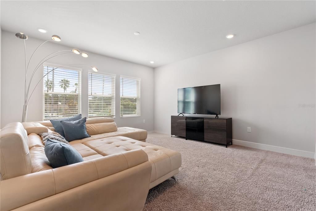 Interior, Living room, Recessed Lighting
