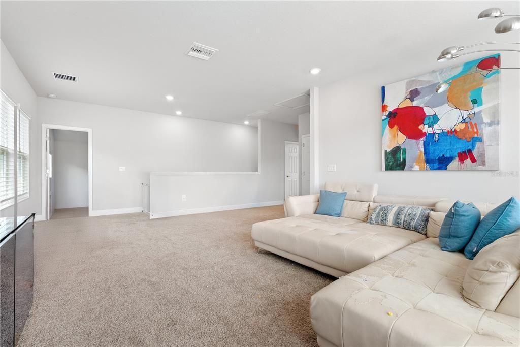 Interior, Living room, Recessed Lighting