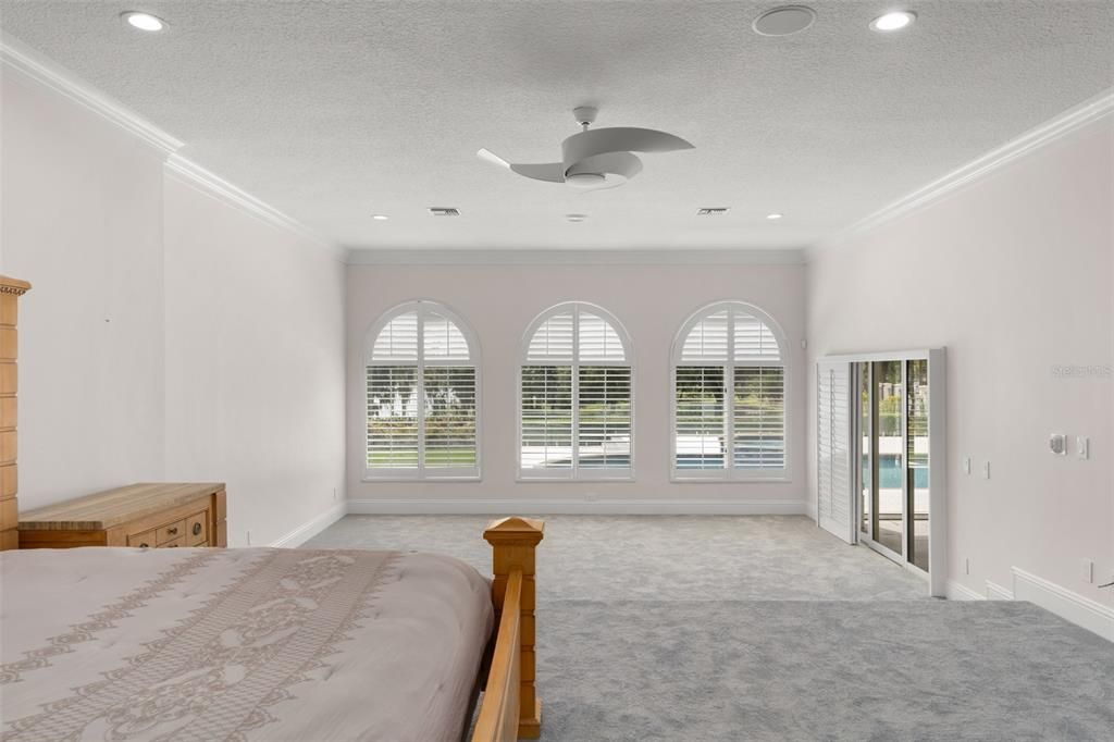 Bedroom, Interior, Recessed Lighting