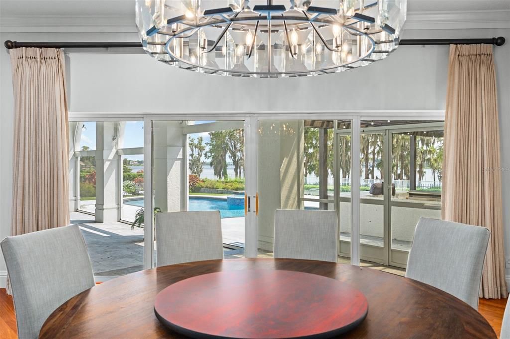 Chandelier, Dining room, Interior, Water