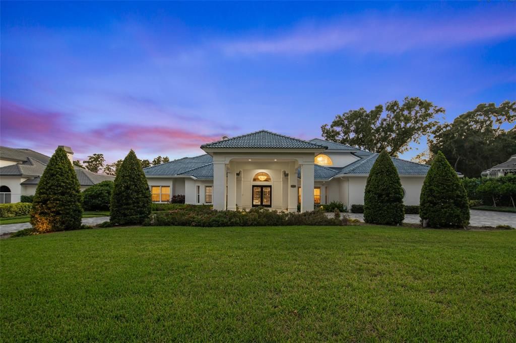 Backyard, Exterior, Facade, Mediterranean