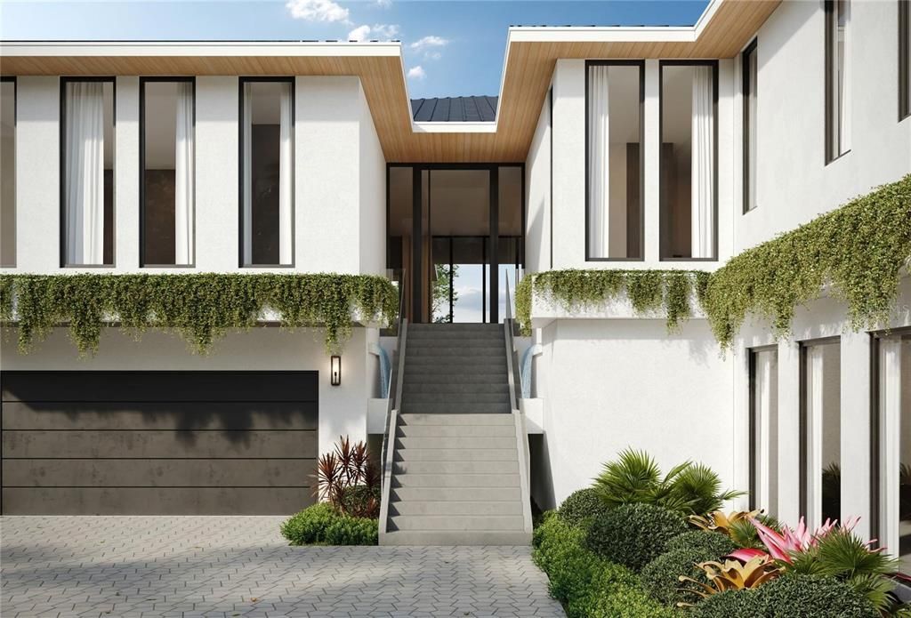 Exterior, Facade, Modern