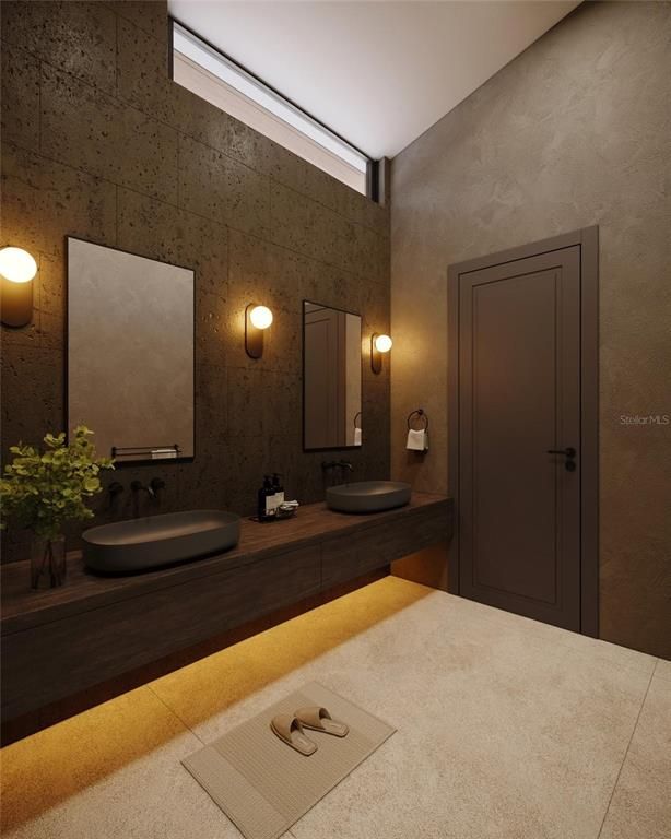 Bathroom, Dual Sink Vanities, Interior