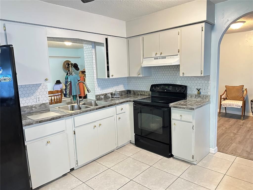Interior, Kitchen, Wood Texture Flooring