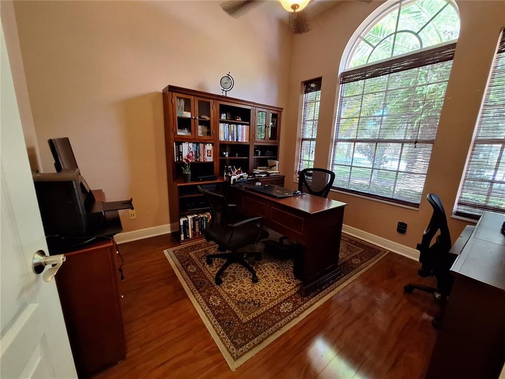 Home Office, Interior, Wood Texture Flooring