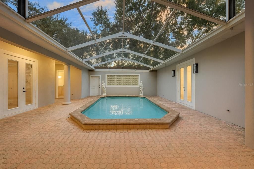 Glass Ceilings, Interior, Pool, Sun Room
