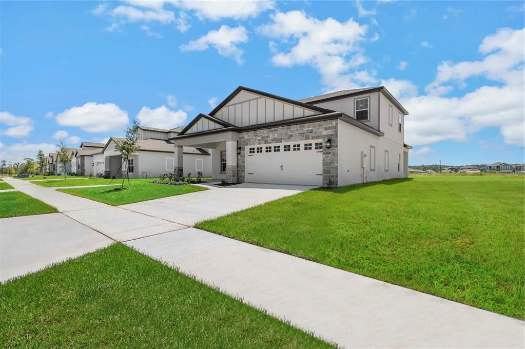 Attached, Backyard, Exterior, Facade, Farmhouse