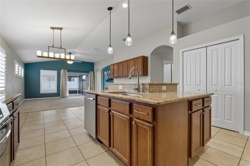 Interior, Kitchen, Pendant Lights, Stainless Steel Appliances
