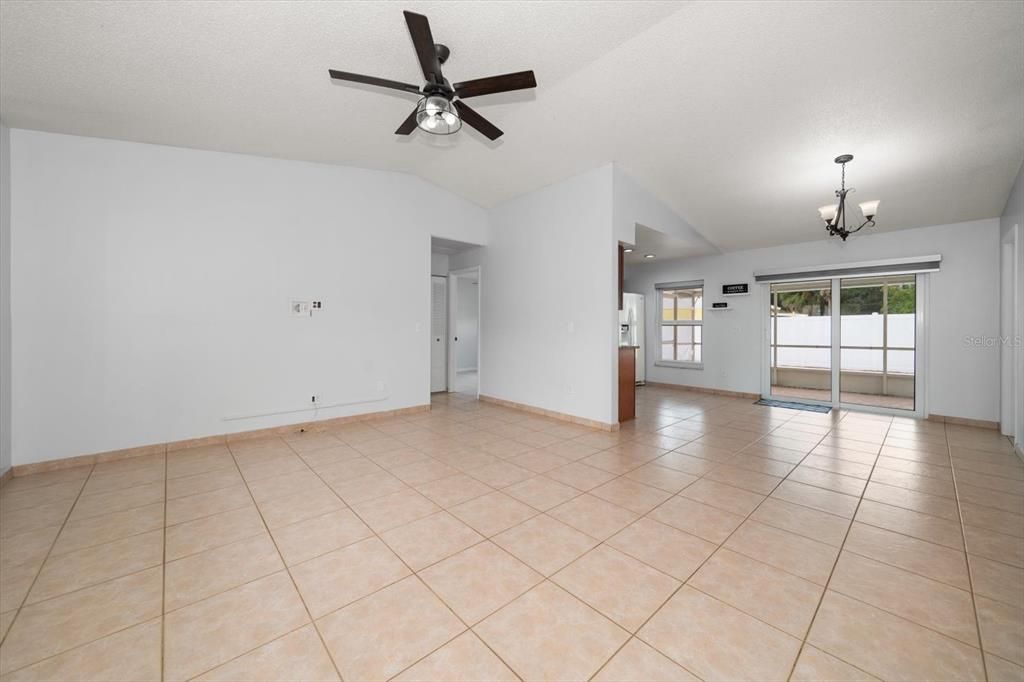 Chandelier, Empty room, Interior