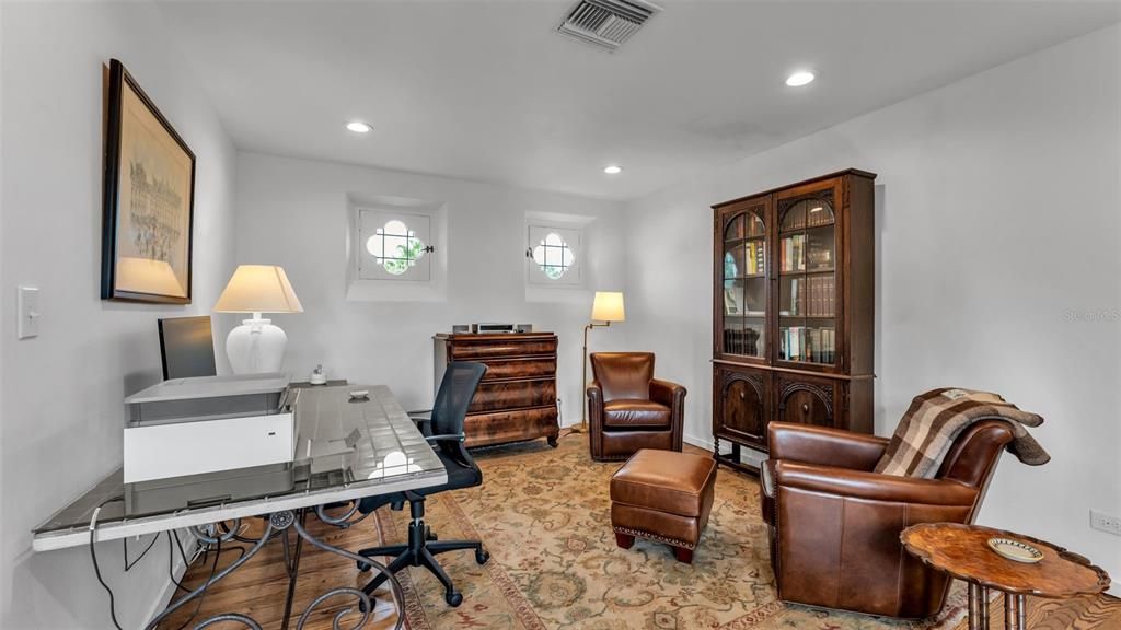 Home Office, Interior, Recessed Lighting