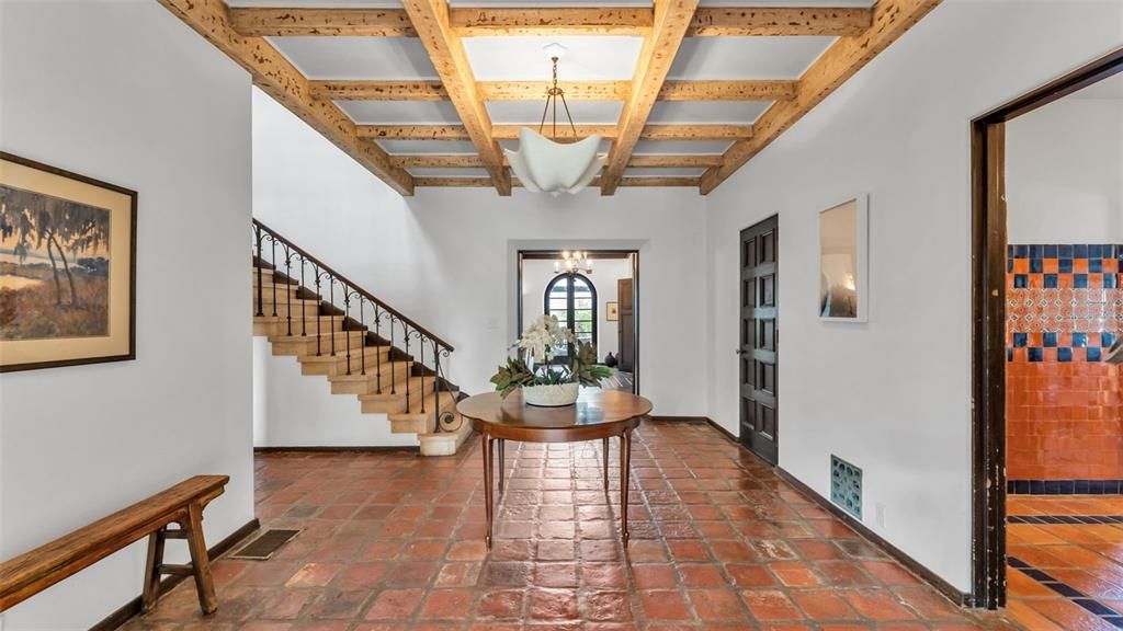 Interior, Wooden Beams