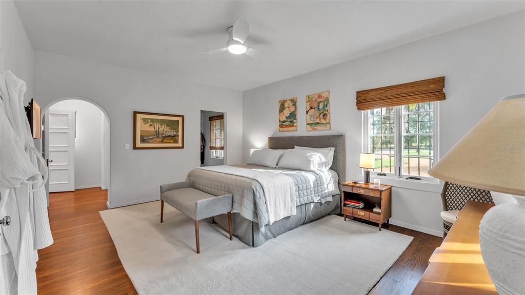 Bedroom, Interior, Wood Texture Flooring