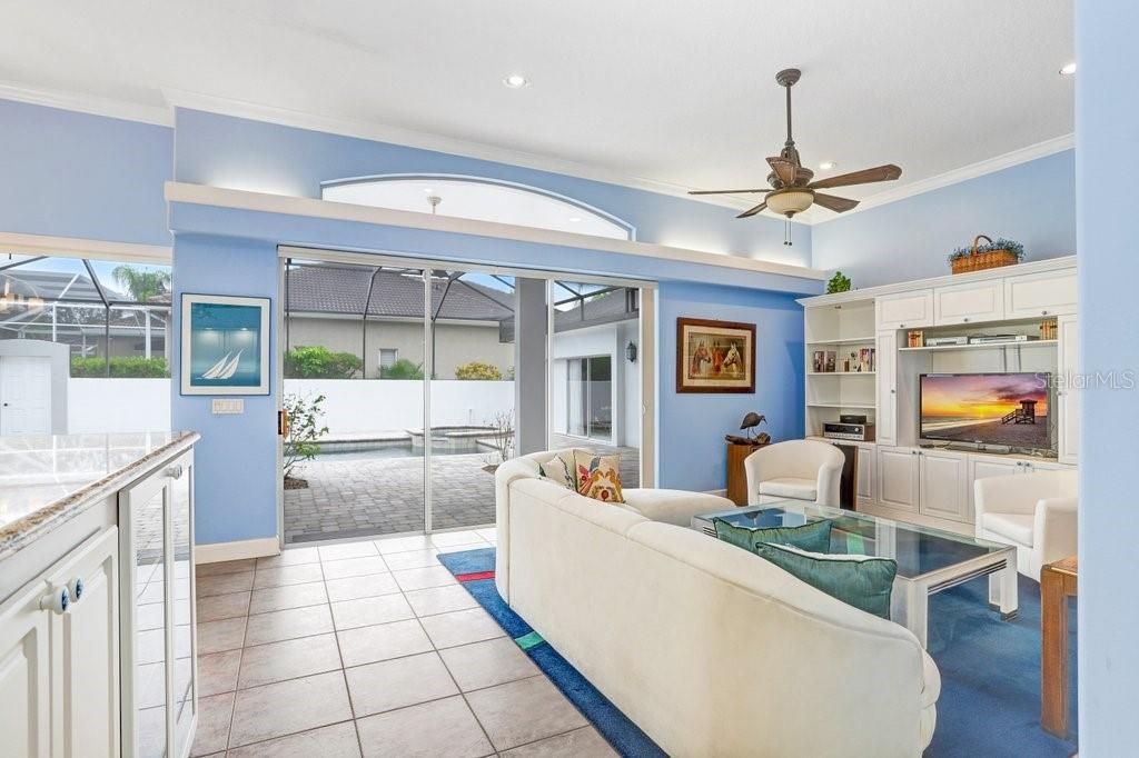 Interior, Living room, Recessed Lighting