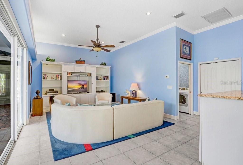 Interior, Living room, Recessed Lighting