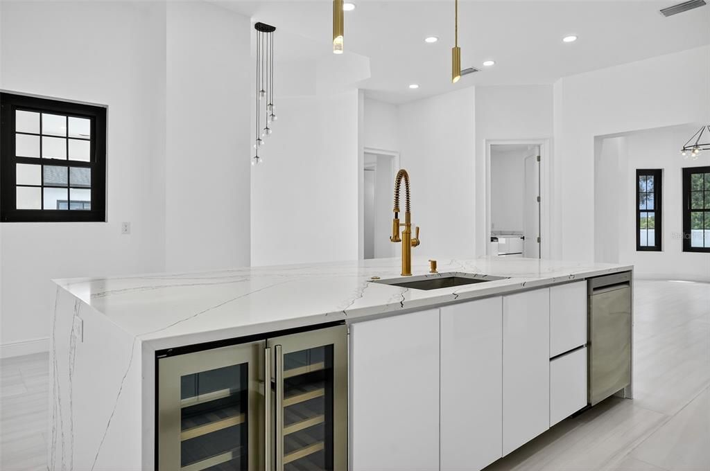 Interior, Kitchen, Pendant Lights, Recessed Lighting