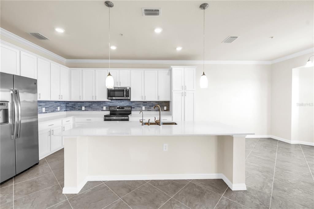 Interior, Kitchen, Pendant Lights, Recessed Lighting