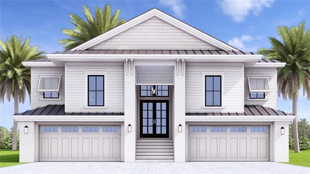 Attached, Exterior, Facade, Farmhouse