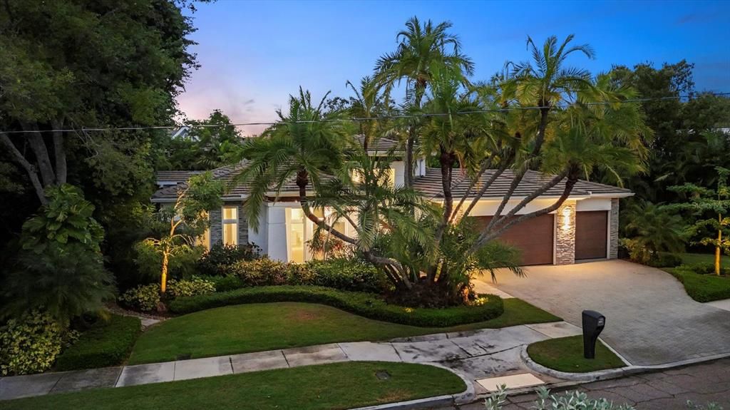 Attached, Backyard, Exterior, Facade, Mediterranean