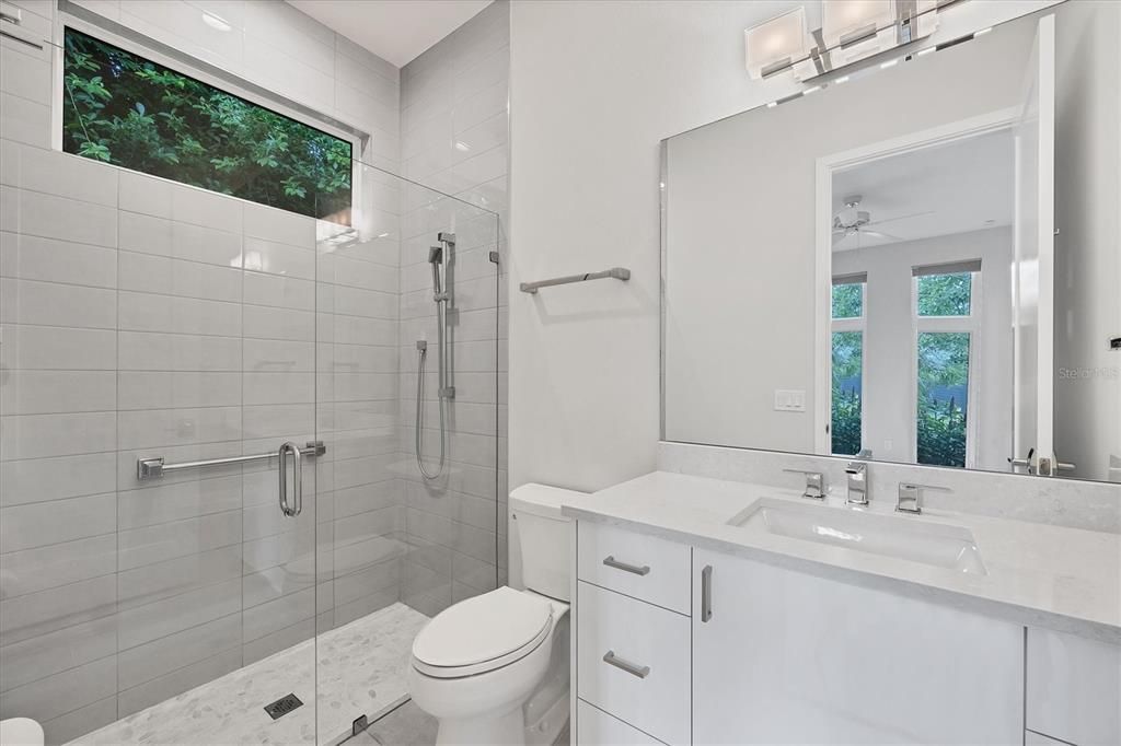 Bathroom, Glass Shower, Interior