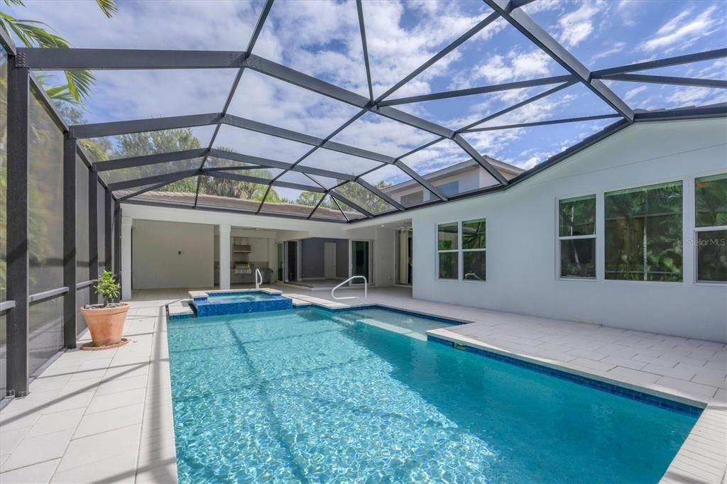 Glass Ceilings, Interior, Pool, Sun Room