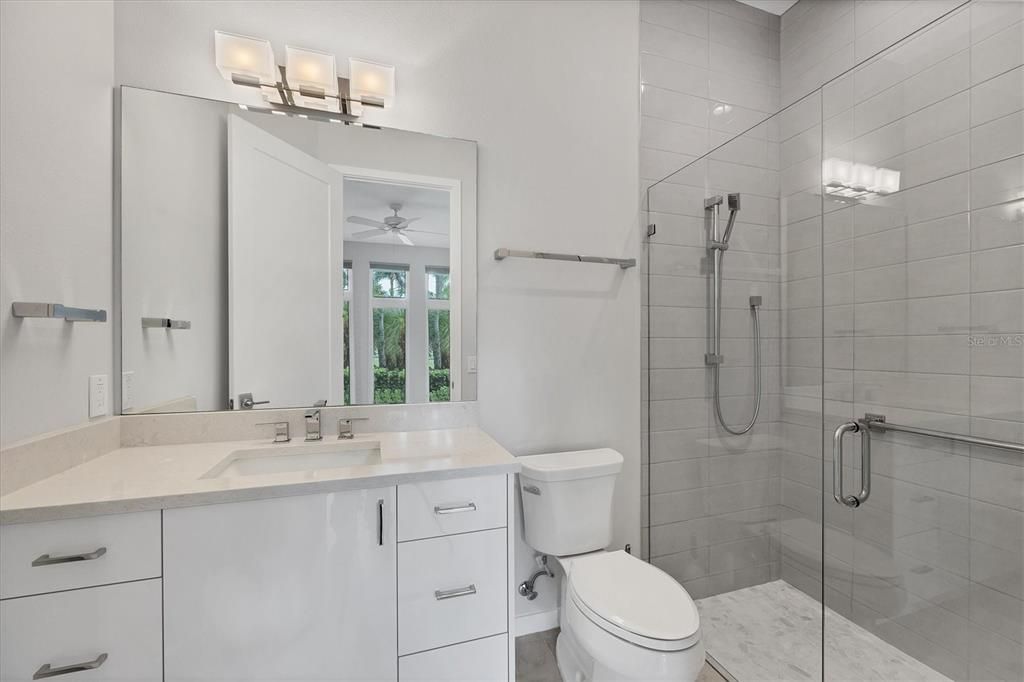 Bathroom, Glass Shower, Interior