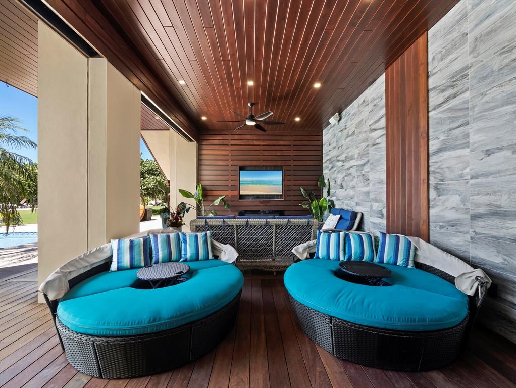 Exterior, Hot Tub, Wood Texture Flooring