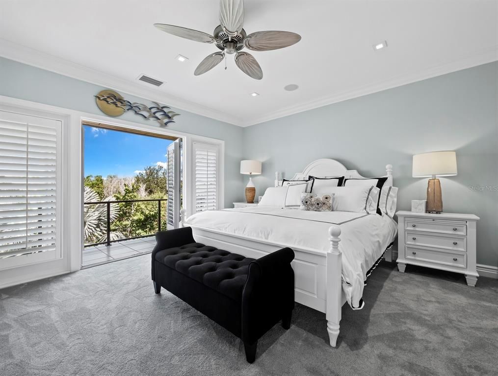 Bedroom, Interior, Recessed Lighting