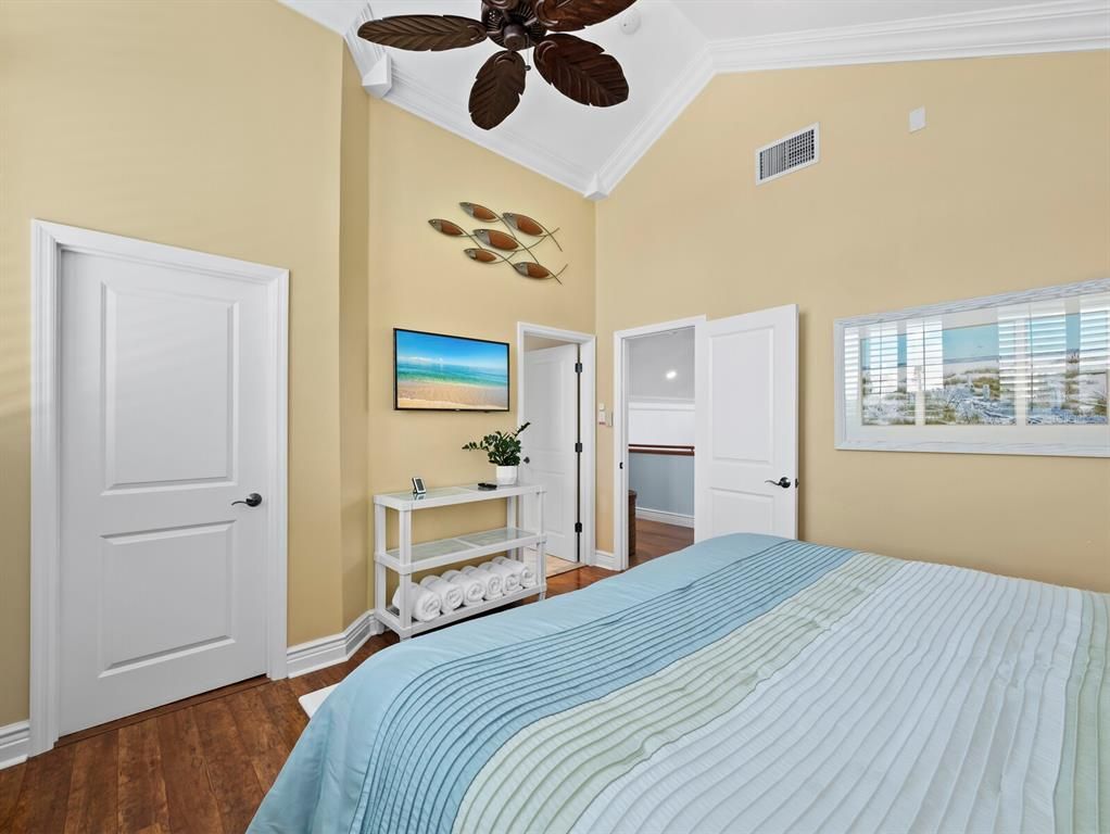 Bedroom, Interior, Wood Texture Flooring