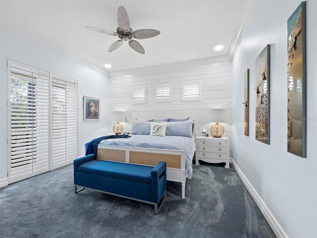 Bedroom, Interior, Recessed Lighting