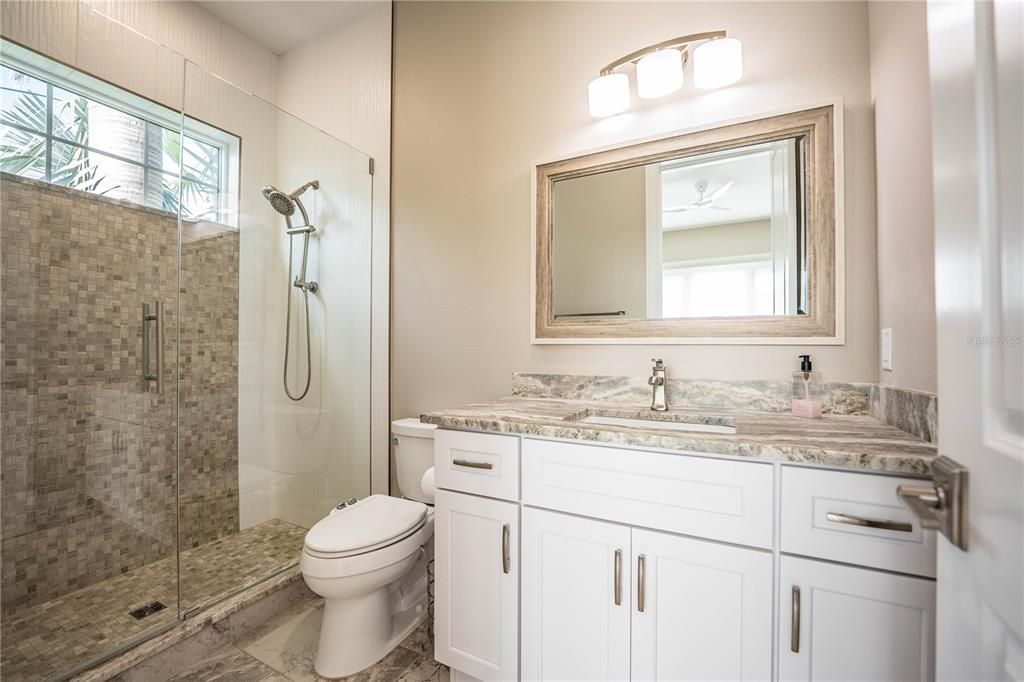 Bathroom, Glass Shower, Interior