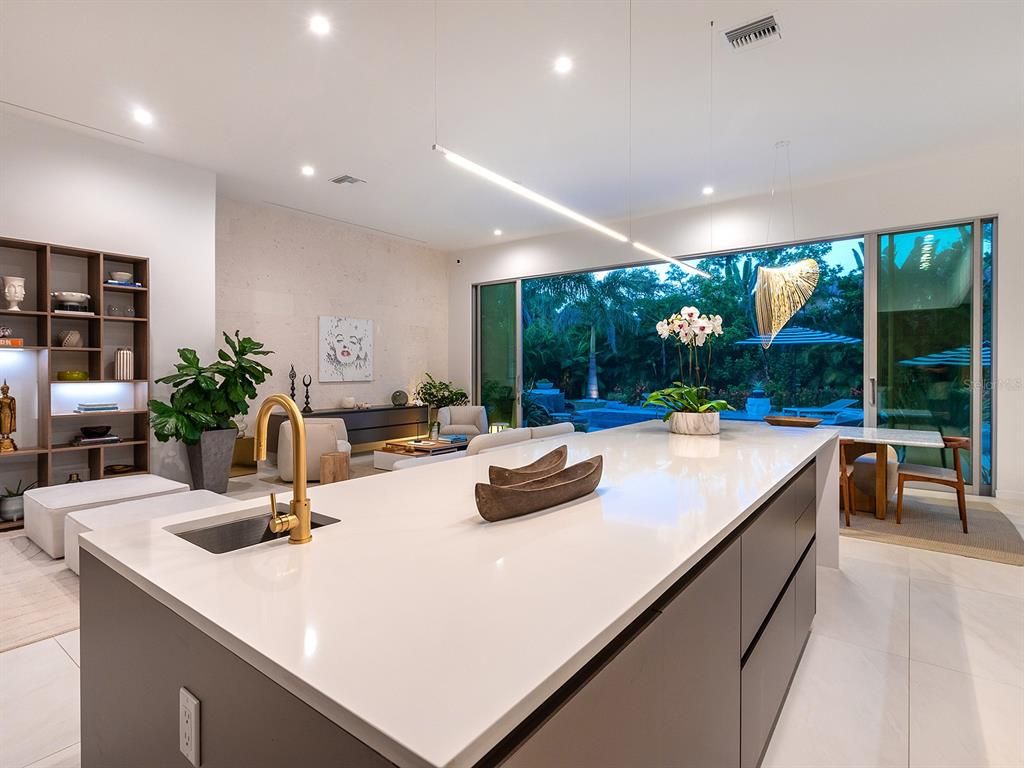 Interior, Kitchen, Pendant Lights, Recessed Lighting