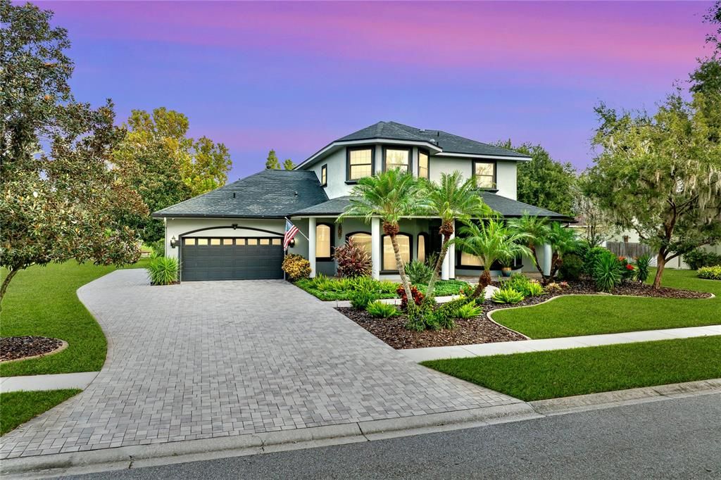 Attached, Exterior, Facade, French Provincial