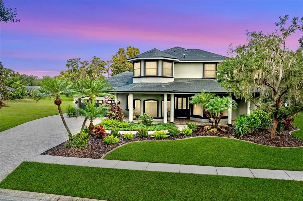 Backyard, Exterior, Facade, Mediterranean