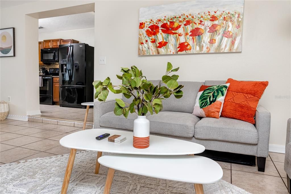 Interior, Kitchen, Living room