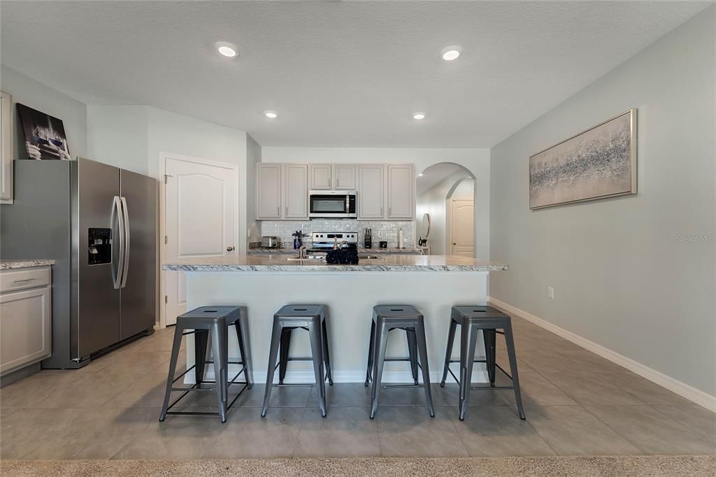 Interior, Kitchen, Recessed Lighting, Stainless Steel Appliances