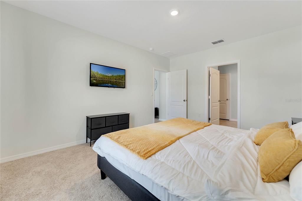 Bedroom, Interior, Recessed Lighting