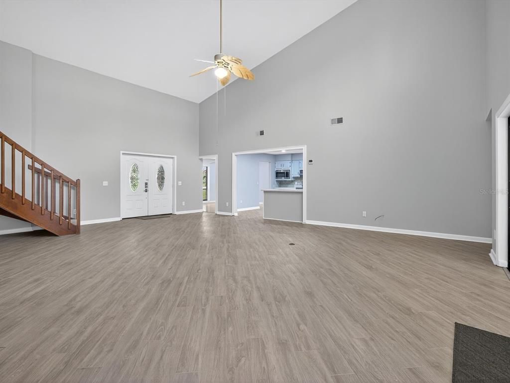 Empty room, Interior, Wood Texture Flooring