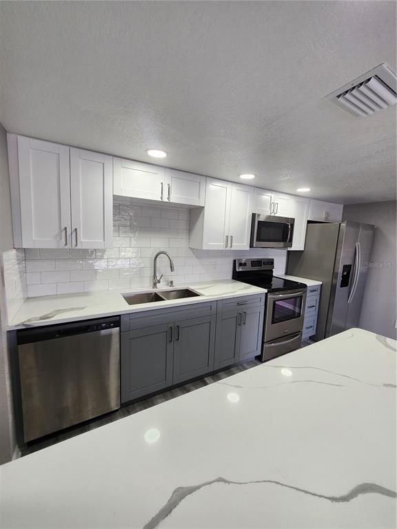 Interior, Kitchen, Recessed Lighting, Stainless Steel Appliances