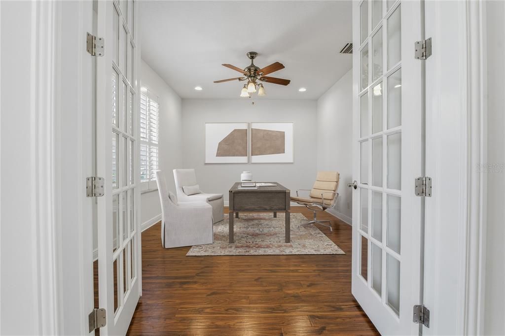 Interior, Recessed Lighting, Wood Texture Flooring