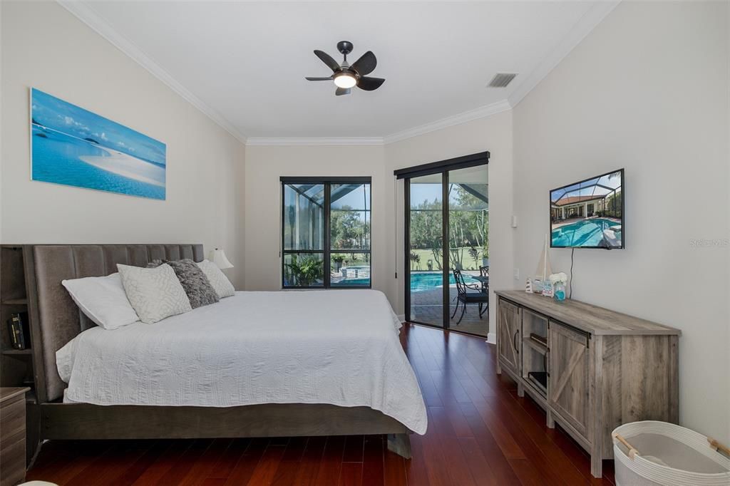 Bedroom, Interior, Wood Texture Flooring