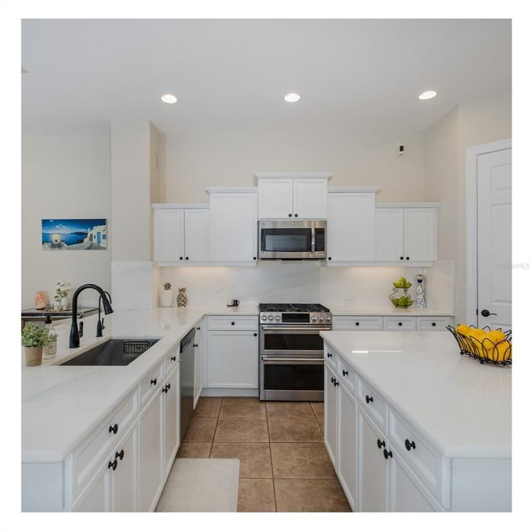 Interior, Kitchen, Recessed Lighting, Stainless Steel Appliances