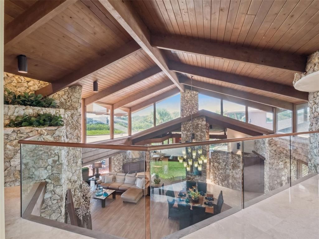 Fireplace, Interior, Living room, Stone Walls, Wooden Beams, Wooden Ceilings