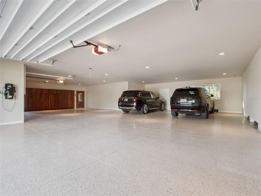 Garage, Interior, Recessed Lighting